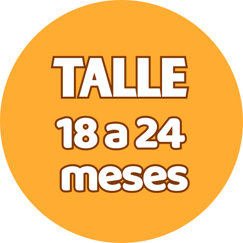 Talle 18 a 24 meses